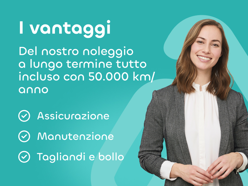 noleggio lungo termine 50000 km annui senza anticipo