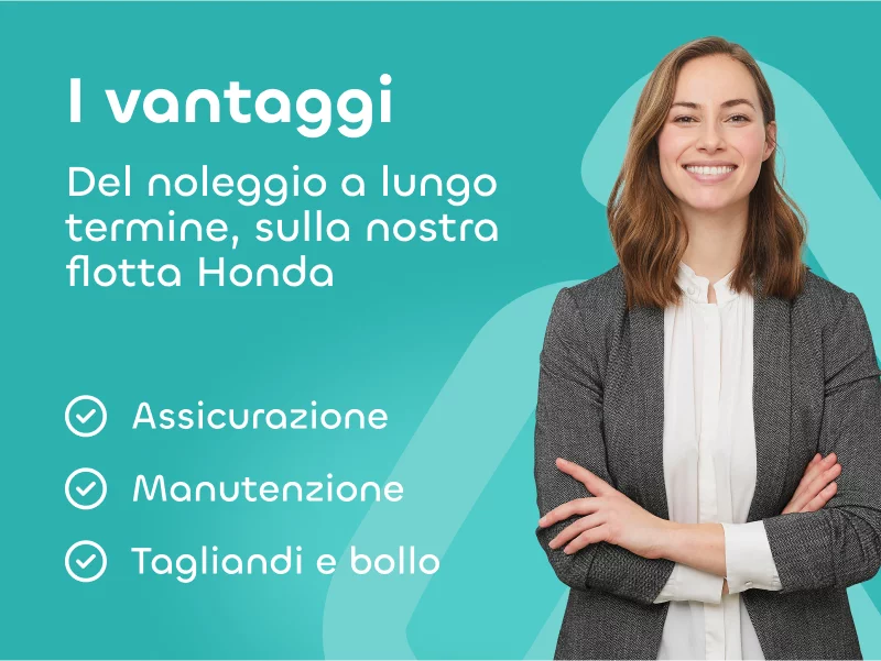 noleggio lungo termine honda senza anticipo