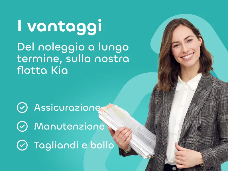 noleggio lungo termine kia senza anticipo